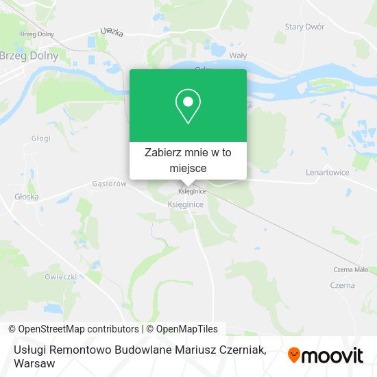 Mapa Usługi Remontowo Budowlane Mariusz Czerniak