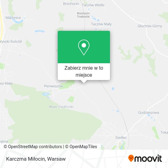 Mapa Karczma Miłocin