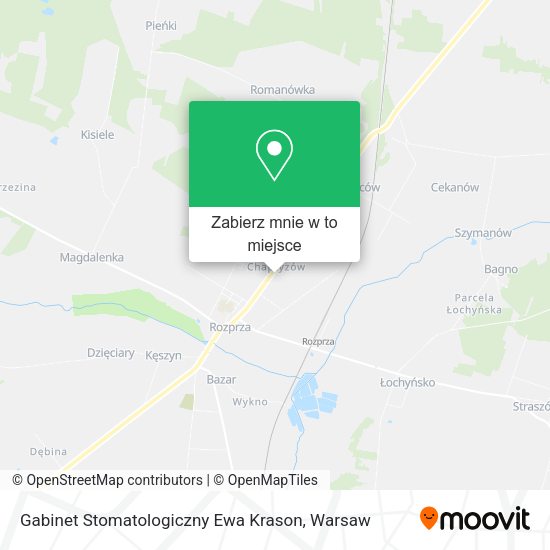 Mapa Gabinet Stomatologiczny Ewa Krason