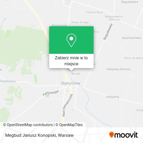 Mapa Megbud Janusz Konopski