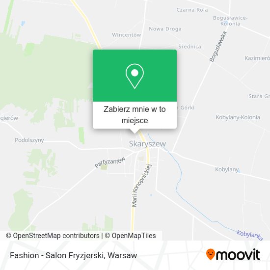 Mapa Fashion - Salon Fryzjerski