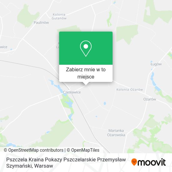 Mapa Pszczela Kraina Pokazy Pszczelarskie Przemysław Szymański