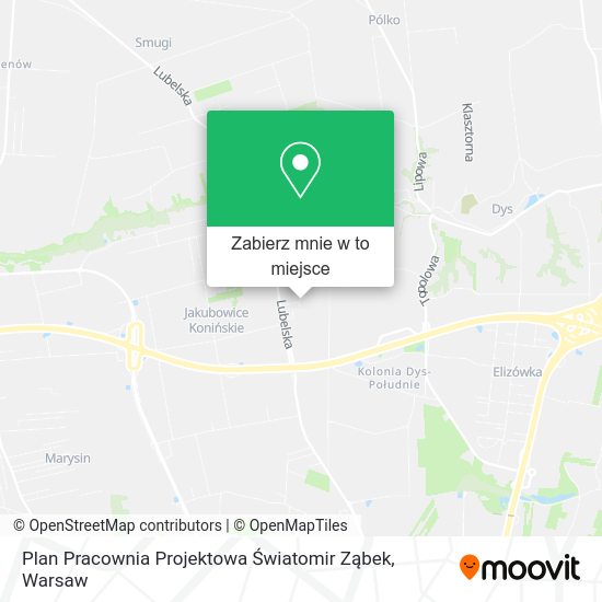 Mapa Plan Pracownia Projektowa Światomir Ząbek