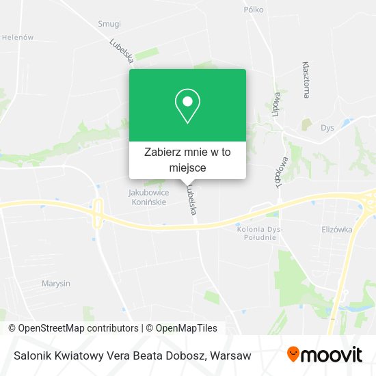 Mapa Salonik Kwiatowy Vera Beata Dobosz