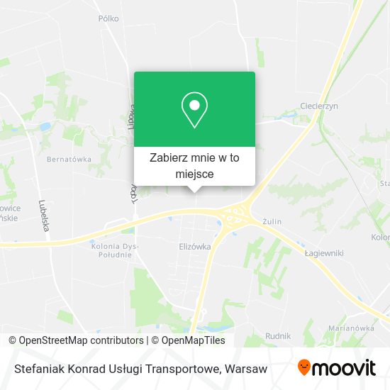 Mapa Stefaniak Konrad Usługi Transportowe