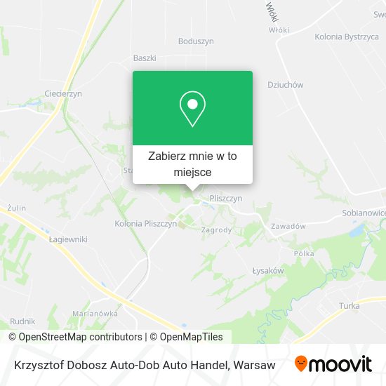 Mapa Krzysztof Dobosz Auto-Dob Auto Handel