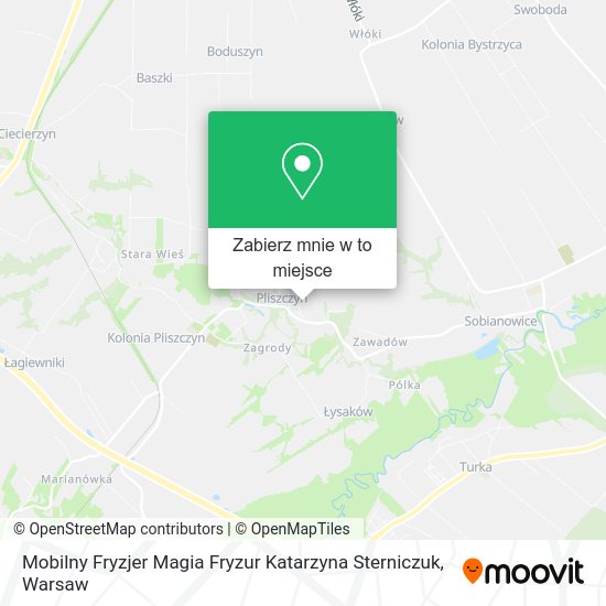 Mapa Mobilny Fryzjer Magia Fryzur Katarzyna Sterniczuk