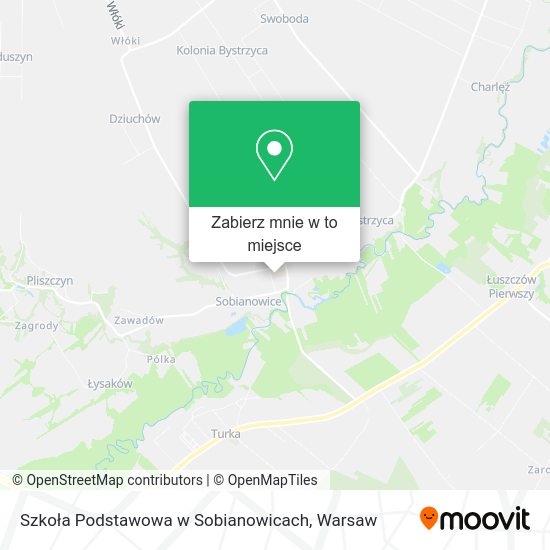 Mapa Szkoła Podstawowa w Sobianowicach