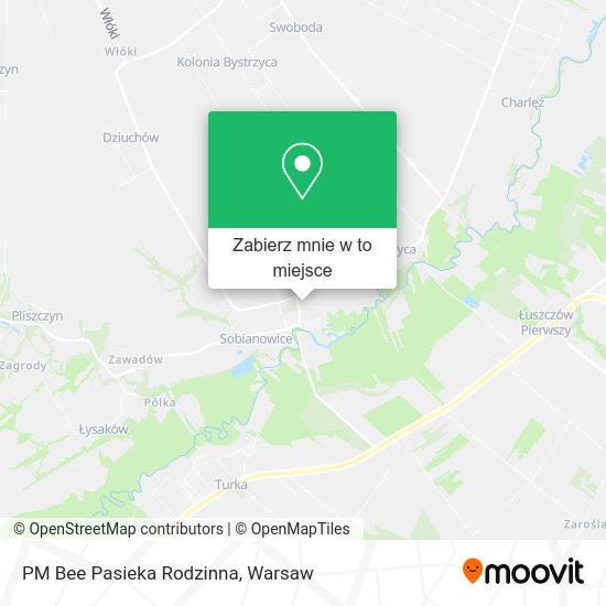 Mapa PM Bee Pasieka Rodzinna