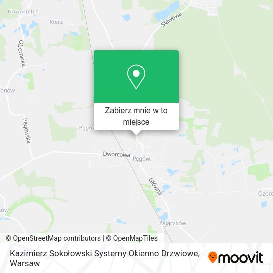 Mapa Kazimierz Sokołowski Systemy Okienno Drzwiowe