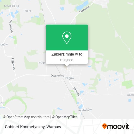 Mapa Gabinet Kosmetyczny