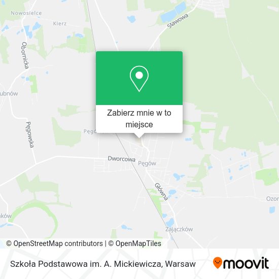 Mapa Szkoła Podstawowa im. A. Mickiewicza