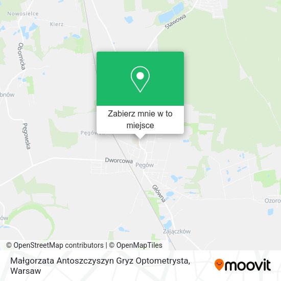 Mapa Małgorzata Antoszczyszyn Gryz Optometrysta