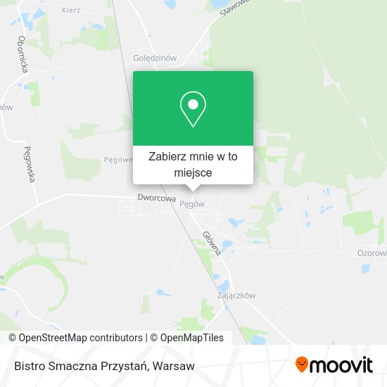 Mapa Bistro Smaczna Przystań