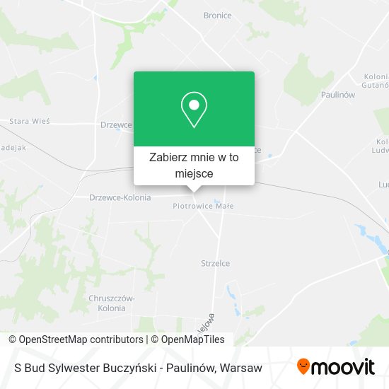 Mapa S Bud Sylwester Buczyński - Paulinów