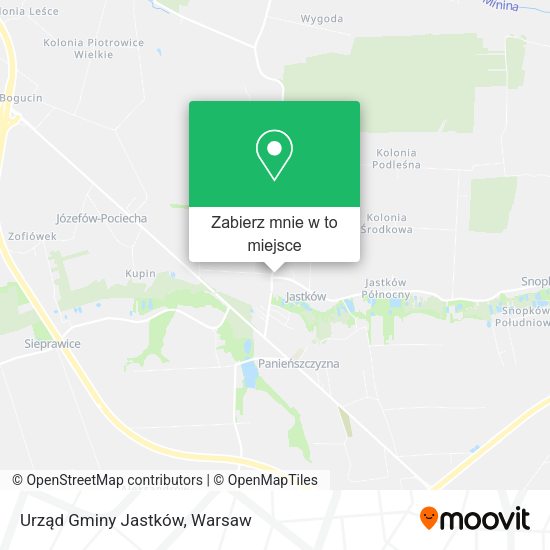 Mapa Urząd Gminy Jastków