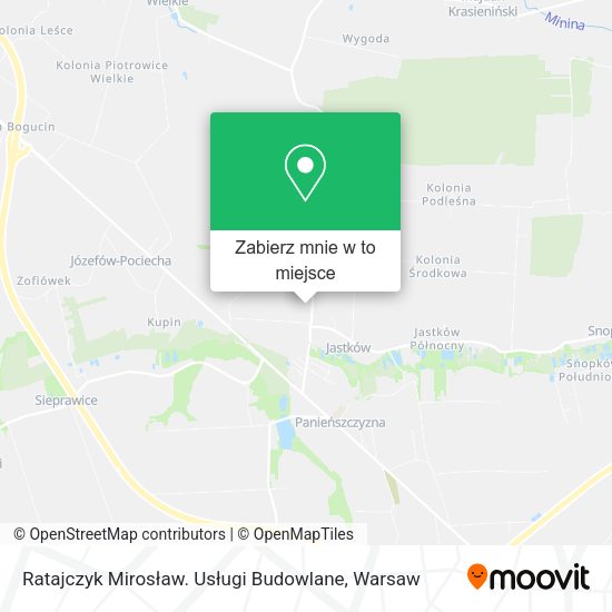 Mapa Ratajczyk Mirosław. Usługi Budowlane