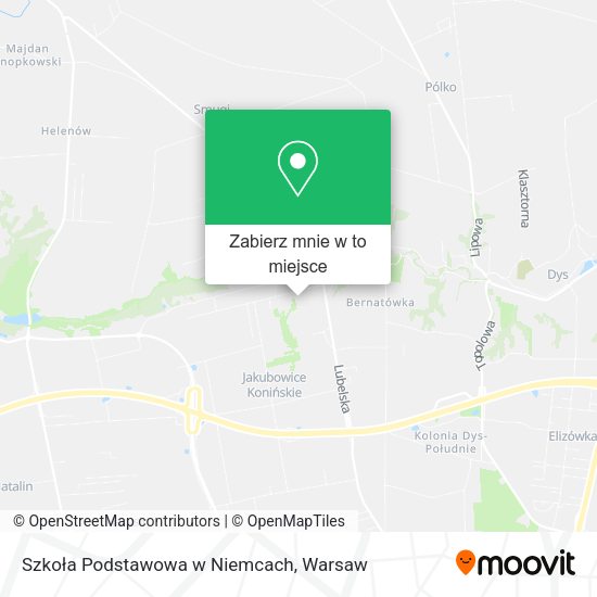 Mapa Szkoła Podstawowa w Niemcach