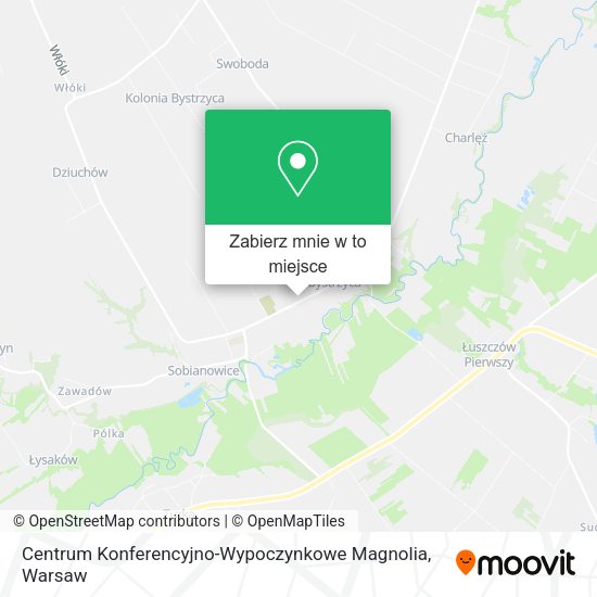 Mapa Centrum Konferencyjno-Wypoczynkowe Magnolia