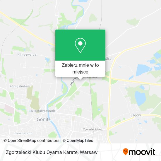 Mapa Zgorzelecki Klubu Oyama Karate