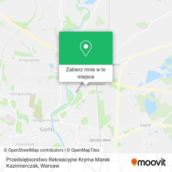 Mapa Przedsiębiorstwo Rekreacyjne Kryma Marek Kazimierczak