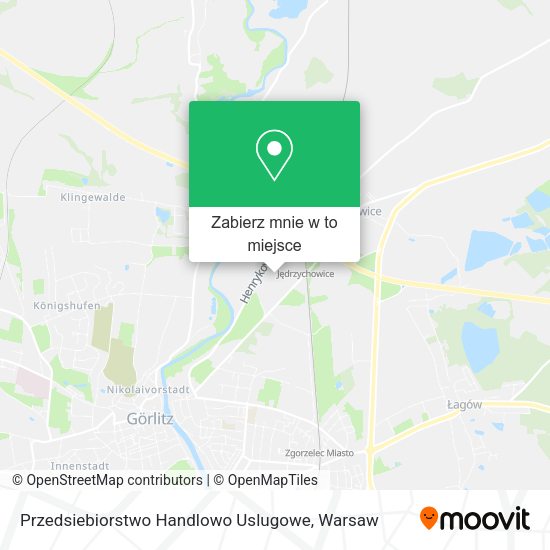 Mapa Przedsiebiorstwo Handlowo Uslugowe