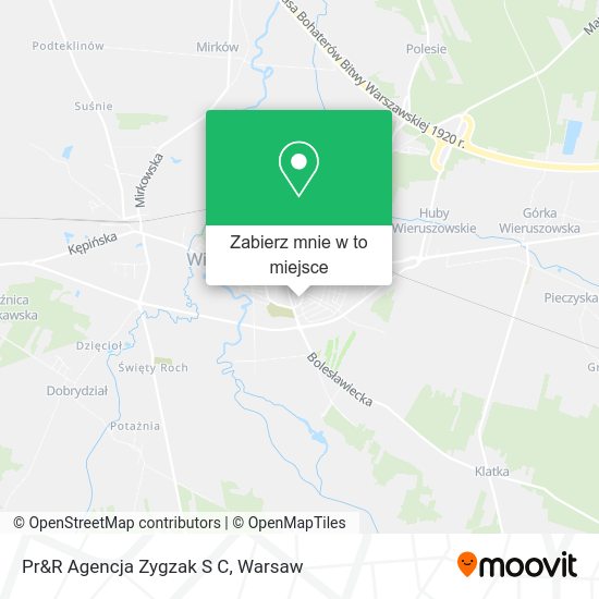 Mapa Pr&R Agencja Zygzak S C