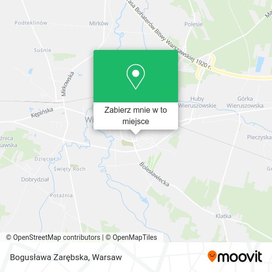 Mapa Bogusława Zarębska