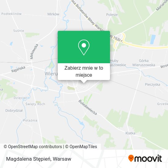 Mapa Magdalena Stępień