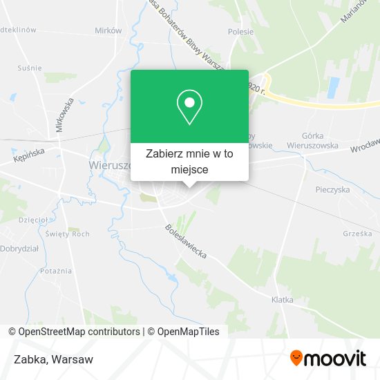 Mapa Zabka