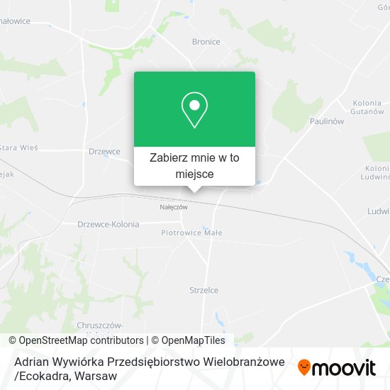 Mapa Adrian Wywiórka Przedsiębiorstwo Wielobranżowe /Ecokadra