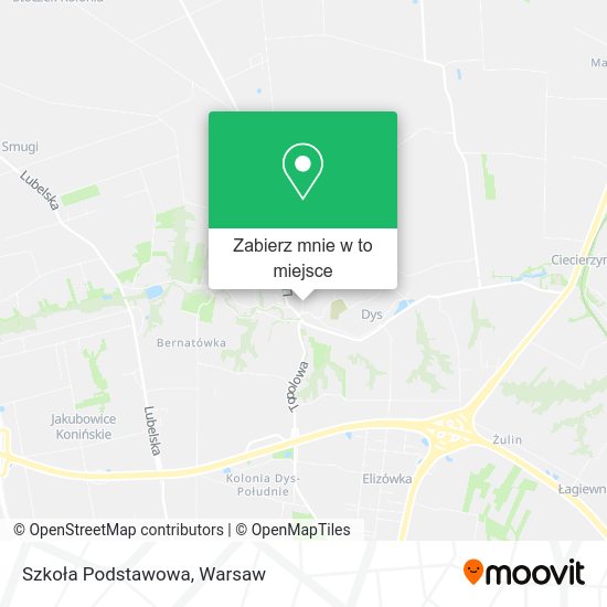 Mapa Szkoła Podstawowa