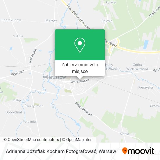 Mapa Adrianna Józefiak Kocham Fotografować