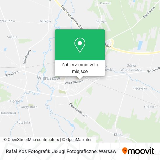 Mapa Rafał Kos Fotografik Usługi Fotograficzne