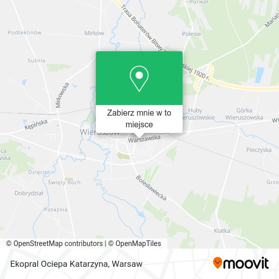 Mapa Ekopral Ociepa Katarzyna