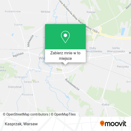 Mapa Kasprzak