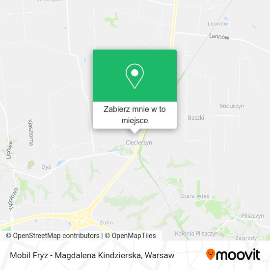 Mapa Mobil Fryz - Magdalena Kindzierska