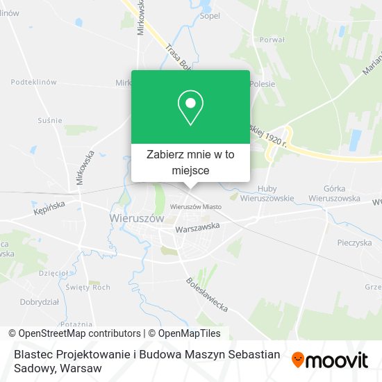 Mapa Blastec Projektowanie i Budowa Maszyn Sebastian Sadowy