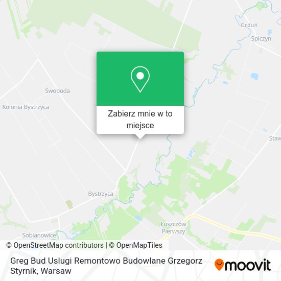 Mapa Greg Bud Uslugi Remontowo Budowlane Grzegorz Styrnik