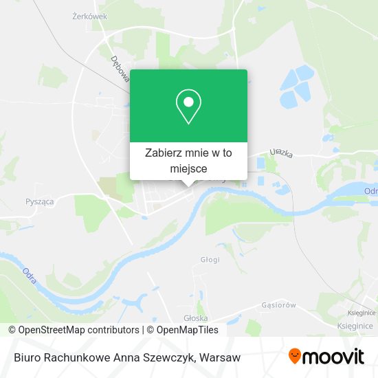 Mapa Biuro Rachunkowe Anna Szewczyk