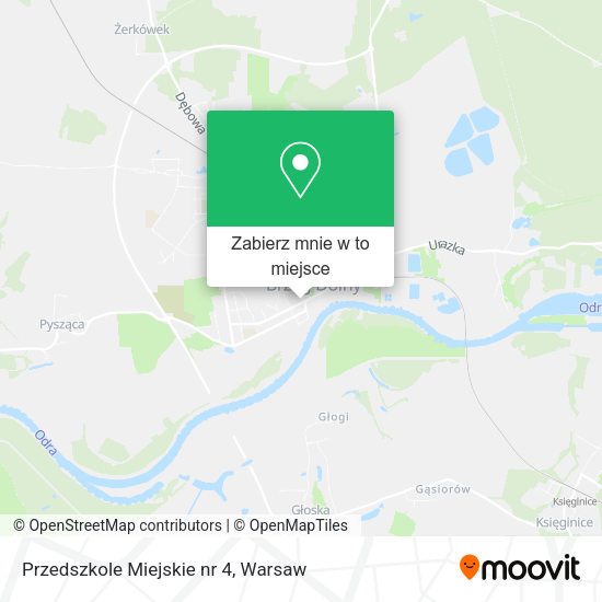 Mapa Przedszkole Miejskie nr 4