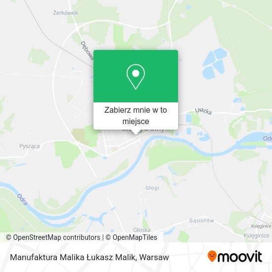 Mapa Manufaktura Malika Łukasz Malik