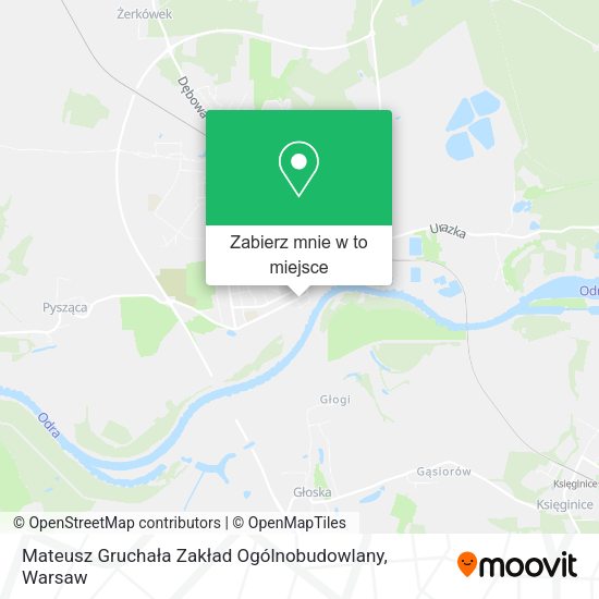 Mapa Mateusz Gruchała Zakład Ogólnobudowlany