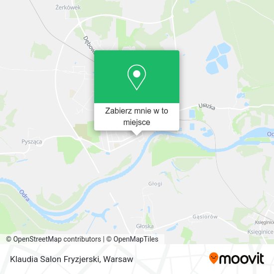 Mapa Klaudia Salon Fryzjerski