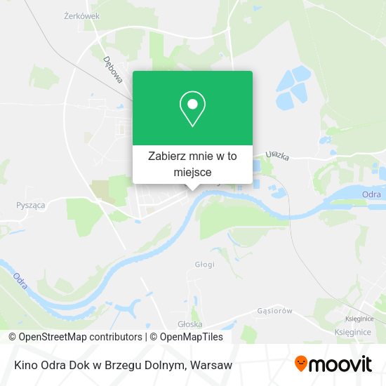 Mapa Kino Odra Dok w Brzegu Dolnym