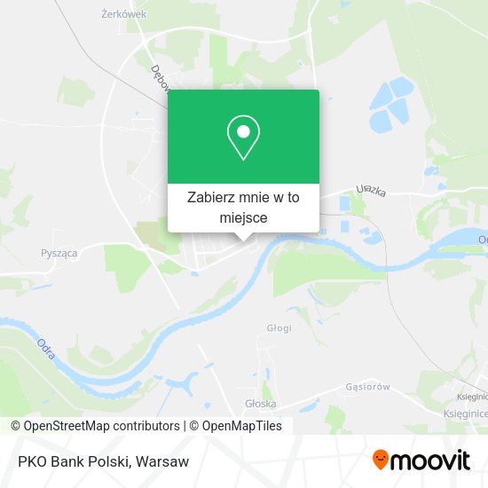 Mapa PKO Bank Polski