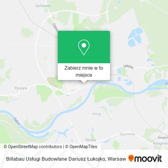 Mapa Billabau Usługi Budowlane Dariusz Łukojko