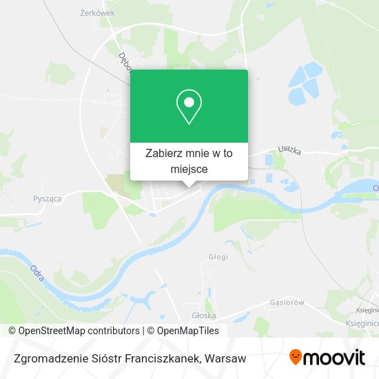 Mapa Zgromadzenie Sióstr Franciszkanek