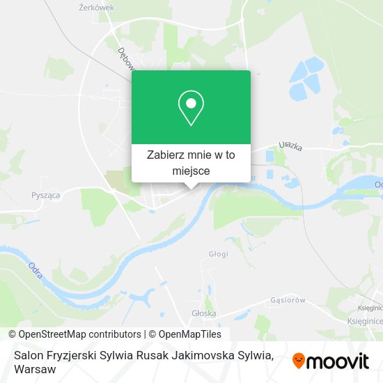 Mapa Salon Fryzjerski Sylwia Rusak Jakimovska Sylwia