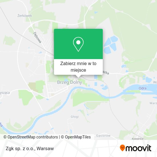 Mapa Zgk sp. z o.o.